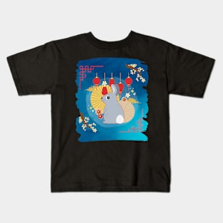 Cute Rabbit Year Of Rabbit 2023 Chinese Lunar New Year 2023 Kids T-Shirt